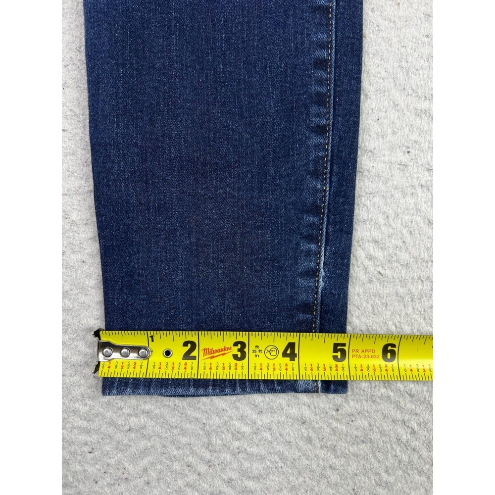 Gap True Skinny Jeans Womens 8/29 Blue Dark Rinse Mid Rise Stretch Denim Wash - Picture 13 of 14